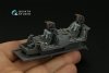 Quinta Studio QD48404 F-14B 3D-Printed & coloured Interior on decal paper (GWH) 1/48